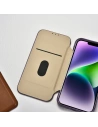 Hurtownia GSM - Etui iCarer CE Premium Leather Folio MagSafe Apple iPhone 14 Plus / 15 Plus mov închis - ICR412 - {ean13} - Hurt