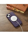 Hurtownia GSM - Etui iCarer CE Premium Leather Folio MagSafe Apple iPhone 14 Plus / 15 Plus mov închis - ICR412 - {ean13} - Hurt