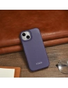 Hurtownia GSM - Etui iCarer CE Premium Leather Folio MagSafe Apple iPhone 14 Plus / 15 Plus mov închis - ICR412 - {ean13} - Hurt