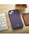 Hurtownia GSM - Case iCarer CE Premium Leder Folio MagSafe Apple iPhone 14 Plus / 15 Plus dunkelviolett - ICR412 - {ean13} - Hurt