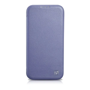 Wholesale iCarer CE Premium Leather Folio MagSafe Apple iPhone 14 Plus / 15 Plus light purple - ICR413 - {ean13} - Hurt