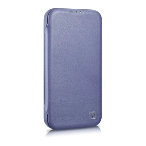 Wholesale iCarer CE Premium Leather Folio MagSafe Apple iPhone 14 Plus / 15 Plus light purple - ICR413 - {ean13} - Hurt