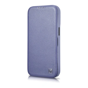 Wholesale iCarer CE Premium Leather Folio MagSafe Apple iPhone 14 Plus / 15 Plus light purple - ICR413 - {ean13} - Hurt
