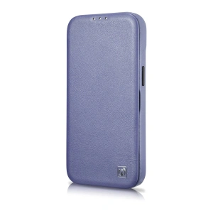 Wholesale iCarer CE Premium Leather Folio MagSafe Apple iPhone 14 Plus / 15 Plus light purple - ICR413 - {ean13} - Hurt