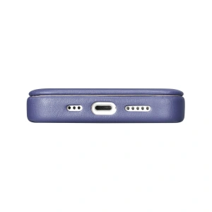 Wholesale iCarer CE Premium Leather Folio MagSafe Apple iPhone 14 Plus / 15 Plus light purple - ICR413 - {ean13} - Hurt
