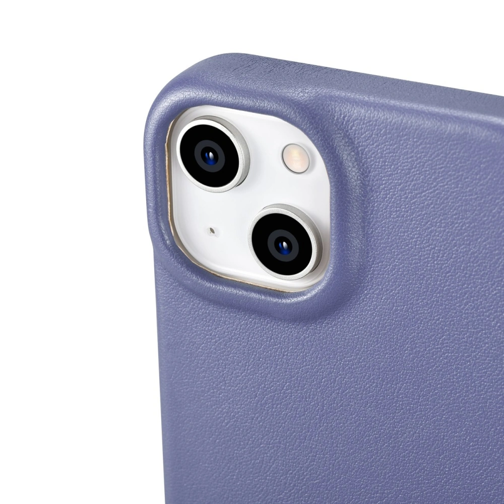 Hurtownia GSM - Etui iCarer CE Premium Leather Folio MagSafe Apple iPhone 14 Plus / 15 Plus lavandă deschisă - ICR413 - {ean13} - Hurt