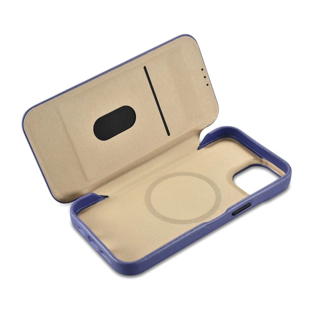 Hurtownia GSM - Etui iCarer CE Premium Leather Folio MagSafe Apple iPhone 14 Plus / 15 Plus lavandă deschisă - ICR413 - {ean13} - Hurt