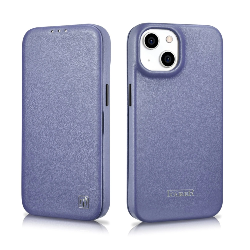Hurtownia GSM - Case iCarer CE Premium Leder Folio MagSafe Apple iPhone 14 Plus / 15 Plus helllila - ICR413 - {ean13} - Hurt