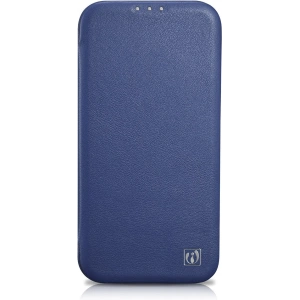 Wholesale iCarer CE Premium Leather Folio MagSafe Apple iPhone 14 Plus / 15 Plus blue - ICR414 - {ean13} - Hurt