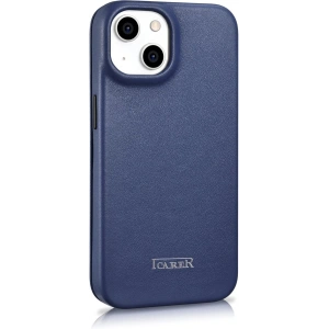 Wholesale iCarer CE Premium Leather Folio MagSafe Apple iPhone 14 Plus / 15 Plus blue - ICR414 - {ean13} - Hurt