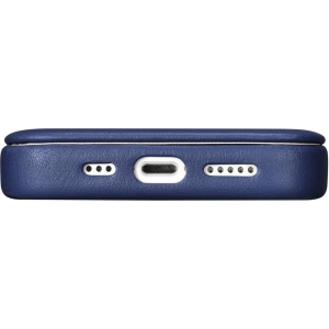 Wholesale iCarer CE Premium Leather Folio MagSafe Apple iPhone 14 Plus / 15 Plus blue - ICR414 - {ean13} - Hurt