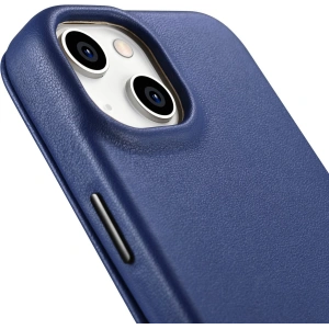 Wholesale iCarer CE Premium Leather Folio MagSafe Apple iPhone 14 Plus / 15 Plus blue - ICR414 - {ean13} - Hurt