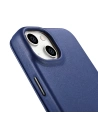 Wholesale iCarer CE Premium Leather Folio MagSafe Apple iPhone 14 Plus / 15 Plus blue - ICR414 - {ean13} - Hurt