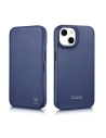 Wholesale iCarer CE Premium Leather Folio MagSafe Apple iPhone 14 Plus / 15 Plus blue - ICR414 - {ean13} - Hurt