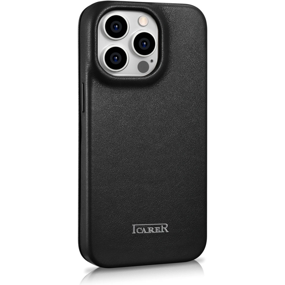Hurtownia GSM - Case iCarer CE Premium Leder Folio MagSafe Apple iPhone 14 Pro Max schwarz - ICR415 - {ean13} - Hurt