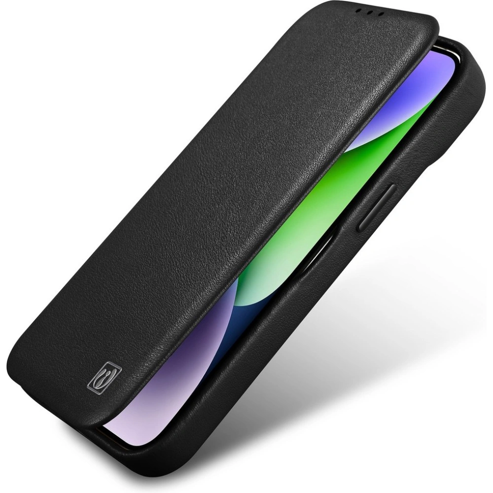 Hurtownia GSM - Case iCarer CE Premium Leder Folio MagSafe Apple iPhone 14 Pro Max schwarz - ICR415 - {ean13} - Hurt
