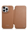 iCarer CE Premium Leather Folio MagSafe Apple iPhone 14 Pro Max brown
