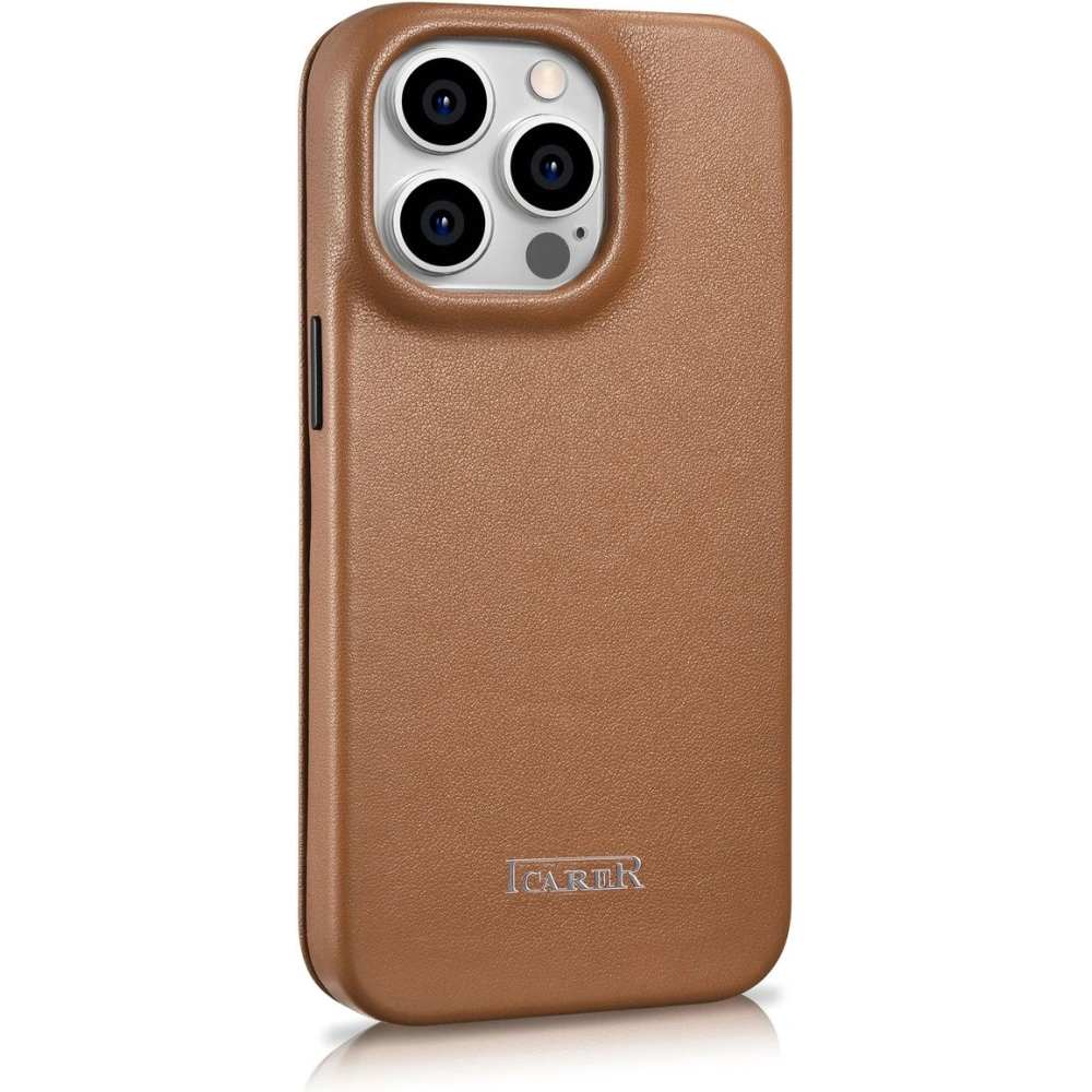 Hurtownia GSM - Etui iCarer CE Premium Leather Folio MagSafe Apple iPhone 14 Pro Max hnědý - ICR416 - {ean13} - Hurt