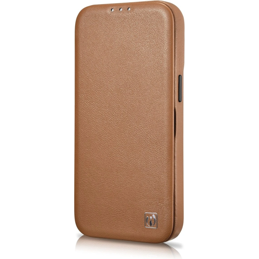 Hurtownia GSM - Etui iCarer CE Premium Leather Folio MagSafe Apple iPhone 14 Pro Max hnědý - ICR416 - {ean13} - Hurt