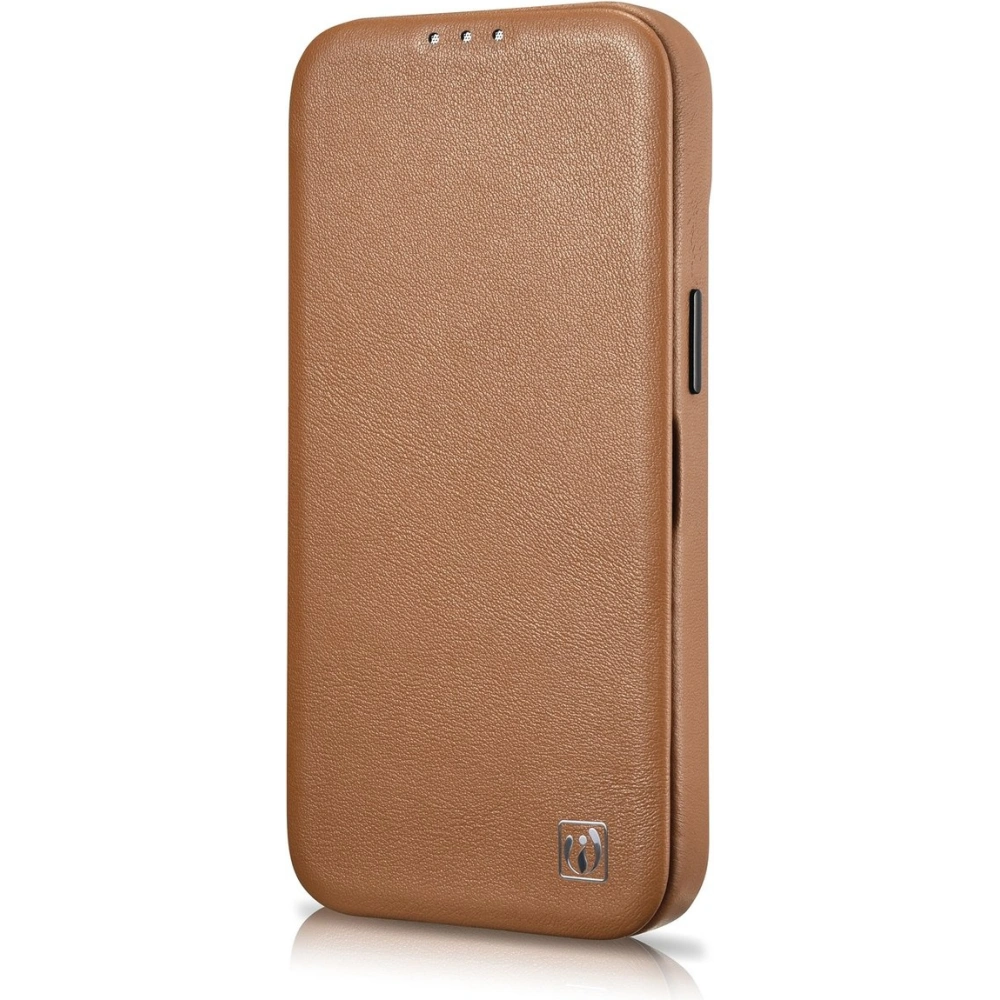 Hurtownia GSM - Etui iCarer CE Premium Leather Folio MagSafe Apple iPhone 14 Pro Max hnědý - ICR416 - {ean13} - Hurt