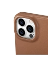 Wholesale iCarer CE Premium Leather Folio MagSafe Apple iPhone 14 Pro Max brown - ICR416 - {ean13} - Hurt