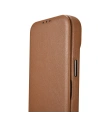 Hurtownia GSM - Etui iCarer CE Premium Leather Folio MagSafe Apple iPhone 14 Pro Max hnědý - ICR416 - {ean13} - Hurt