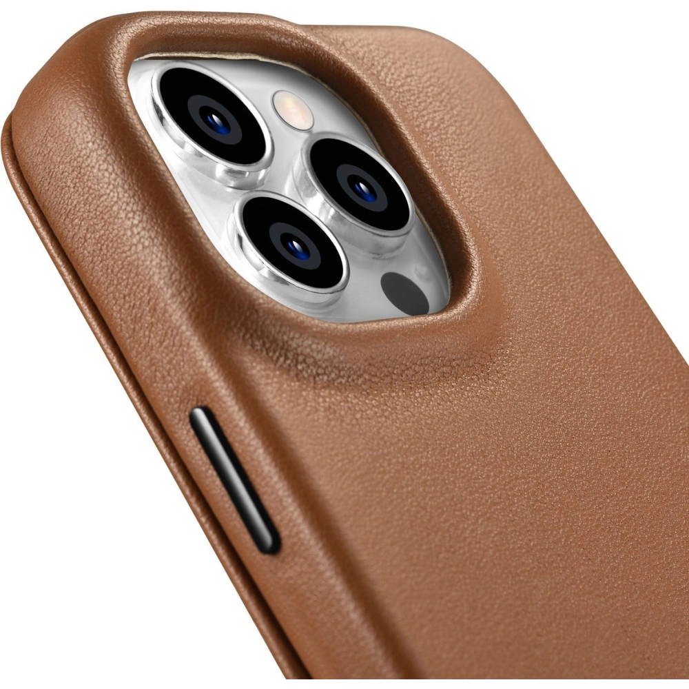 Hurtownia GSM - Etui iCarer CE Premium Leather Folio MagSafe Apple iPhone 14 Pro Max hnědý - ICR416 - {ean13} - Hurt