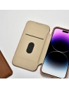 Wholesale iCarer CE Premium Leather Folio MagSafe Apple iPhone 14 Pro Max brown - ICR416 - {ean13} - Hurt