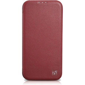 Wholesale iCarer CE Premium Leather Folio MagSafe Apple iPhone 14 Pro Max red - ICR417 - {ean13} - Hurt