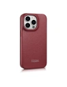 Wholesale iCarer CE Premium Leather Folio MagSafe Apple iPhone 14 Pro Max red - ICR417 - {ean13} - Hurt