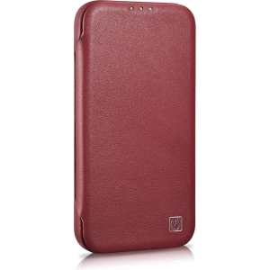 Wholesale iCarer CE Premium Leather Folio MagSafe Apple iPhone 14 Pro Max red - ICR417 - {ean13} - Hurt