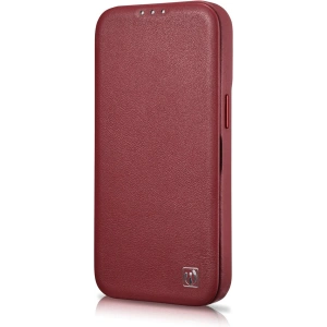 Wholesale iCarer CE Premium Leather Folio MagSafe Apple iPhone 14 Pro Max red - ICR417 - {ean13} - Hurt