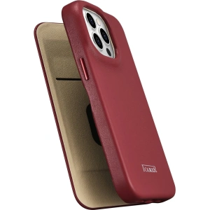 Wholesale iCarer CE Premium Leather Folio MagSafe Apple iPhone 14 Pro Max red - ICR417 - {ean13} - Hurt
