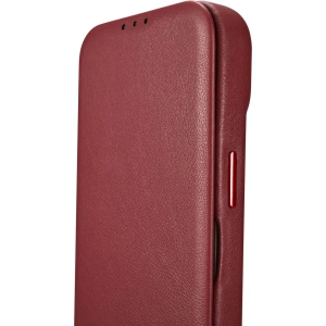 Wholesale iCarer CE Premium Leather Folio MagSafe Apple iPhone 14 Pro Max red - ICR417 - {ean13} - Hurt