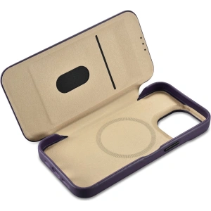 Hurtownia GSM - Etui iCarer CE Premium Leather Folio MagSafe Apple iPhone 14 Pro Max ciemnofioletowy - ICR418 - {ean13} - Hurt