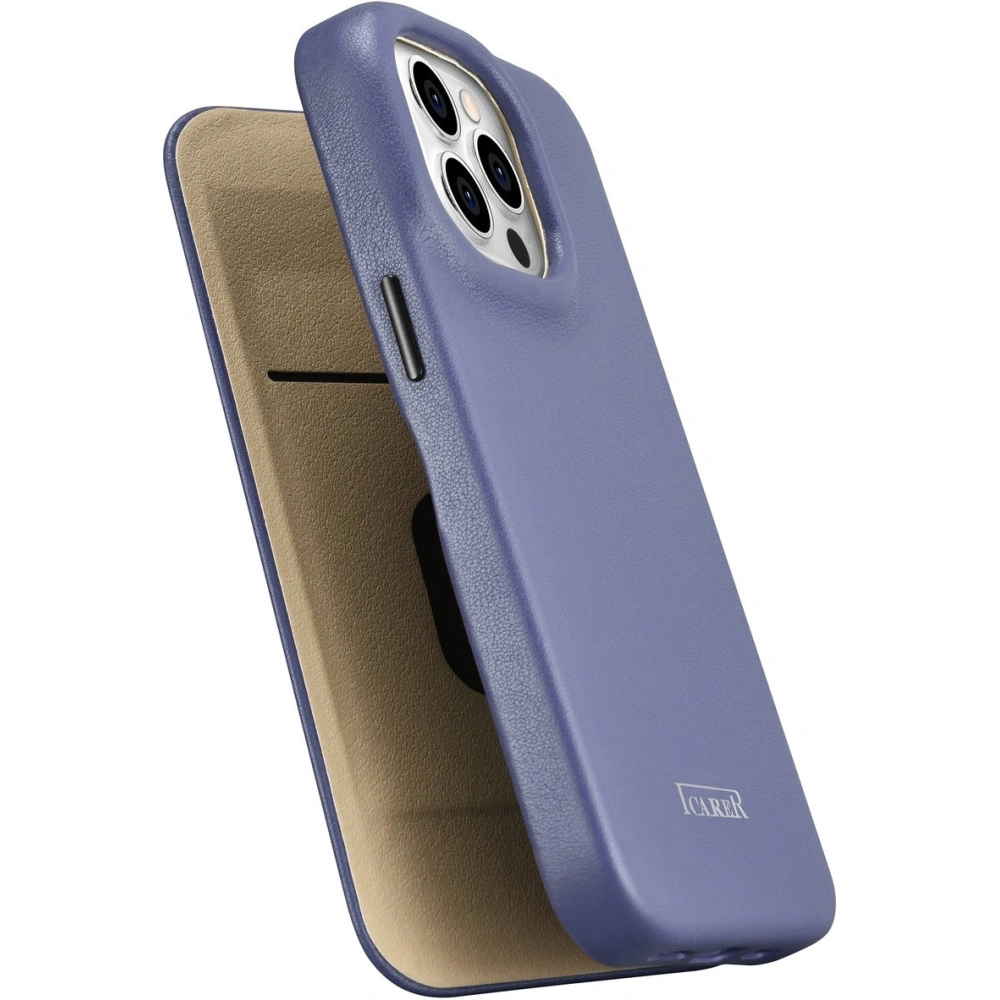 Hurtownia GSM - Case iCarer CE Premium Leder Folio MagSafe Apple iPhone 14 Pro Max helllila - ICR419 - {ean13} - Hurt