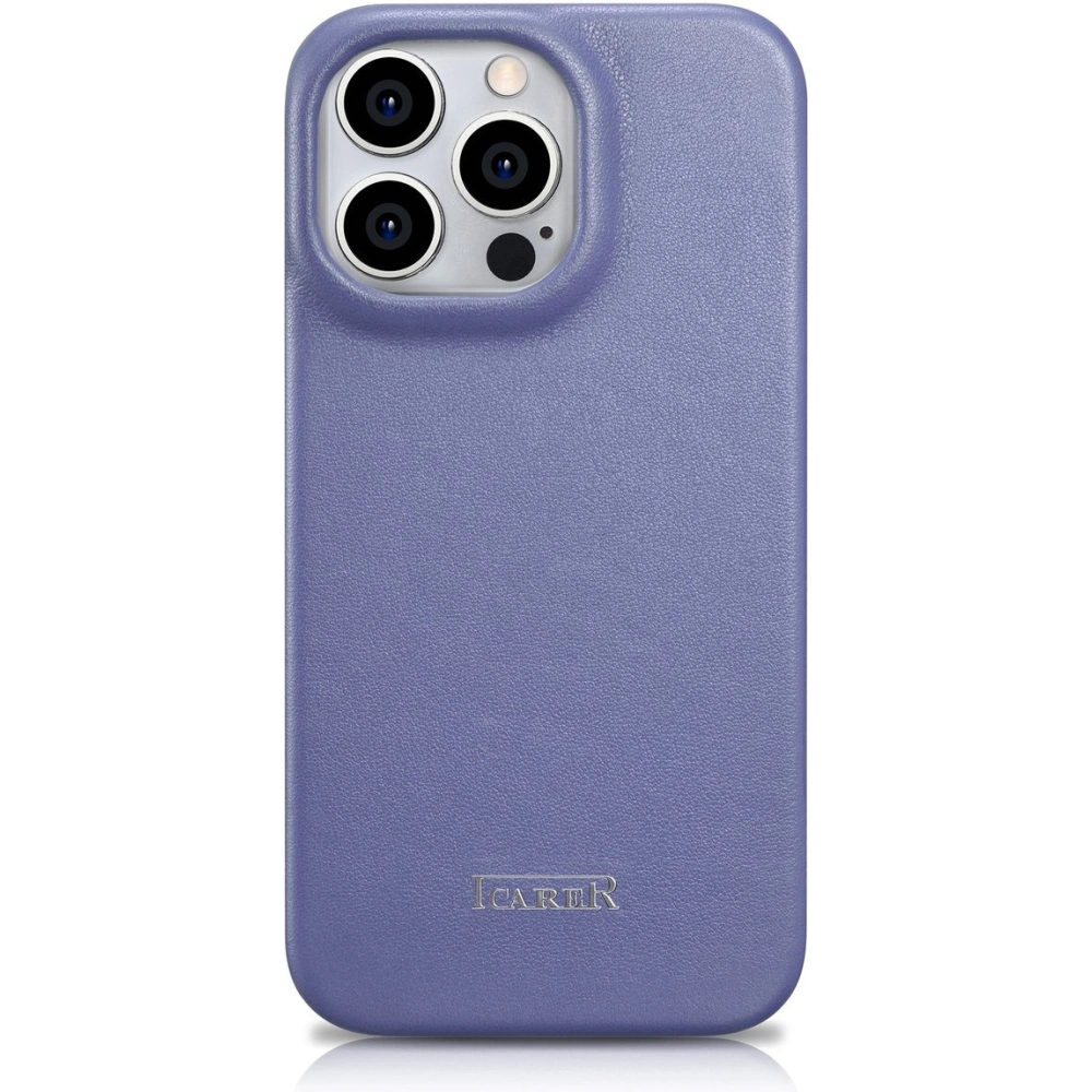 Wholesale iCarer CE Premium Leather Folio MagSafe Apple iPhone 14 Pro Max light purple - ICR419 - {ean13} - Hurt