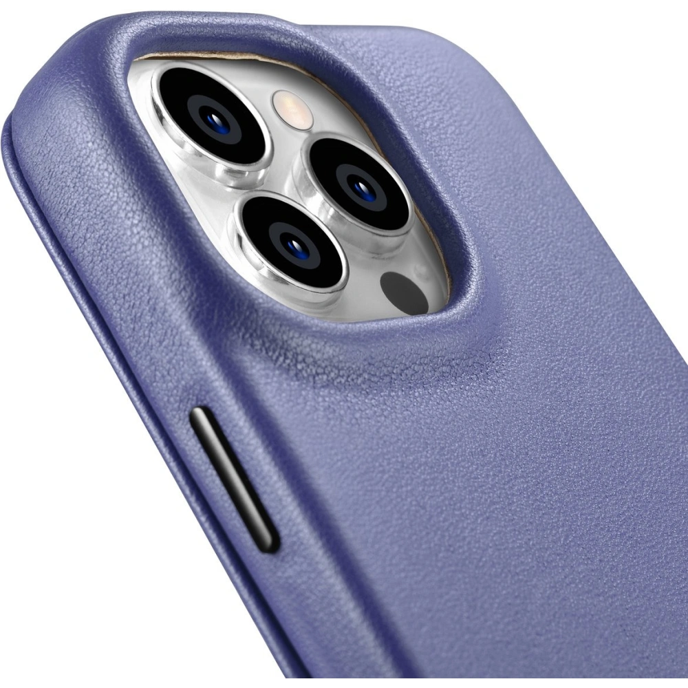 Wholesale iCarer CE Premium Leather Folio MagSafe Apple iPhone 14 Pro Max light purple - ICR419 - {ean13} - Hurt
