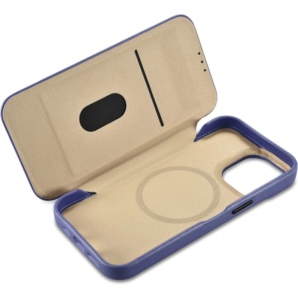 Wholesale iCarer CE Premium Leather Folio MagSafe Apple iPhone 14 Pro Max light purple - ICR419 - {ean13} - Hurt