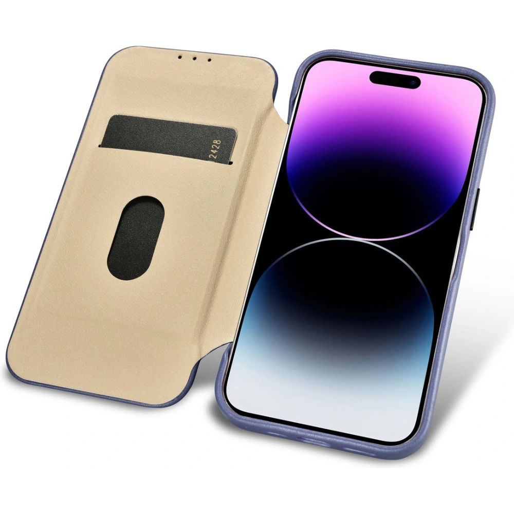 Hurtownia GSM - Case iCarer CE Premium Leder Folio MagSafe Apple iPhone 14 Pro Max helllila - ICR419 - {ean13} - Hurt