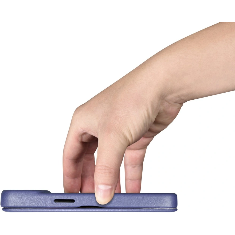 Hurtownia GSM - Etui iCarer CE Prémium Bőr Fólia MagSafe Apple iPhone 14 Pro Max világoslila - ICR419 - {ean13} - Hurt