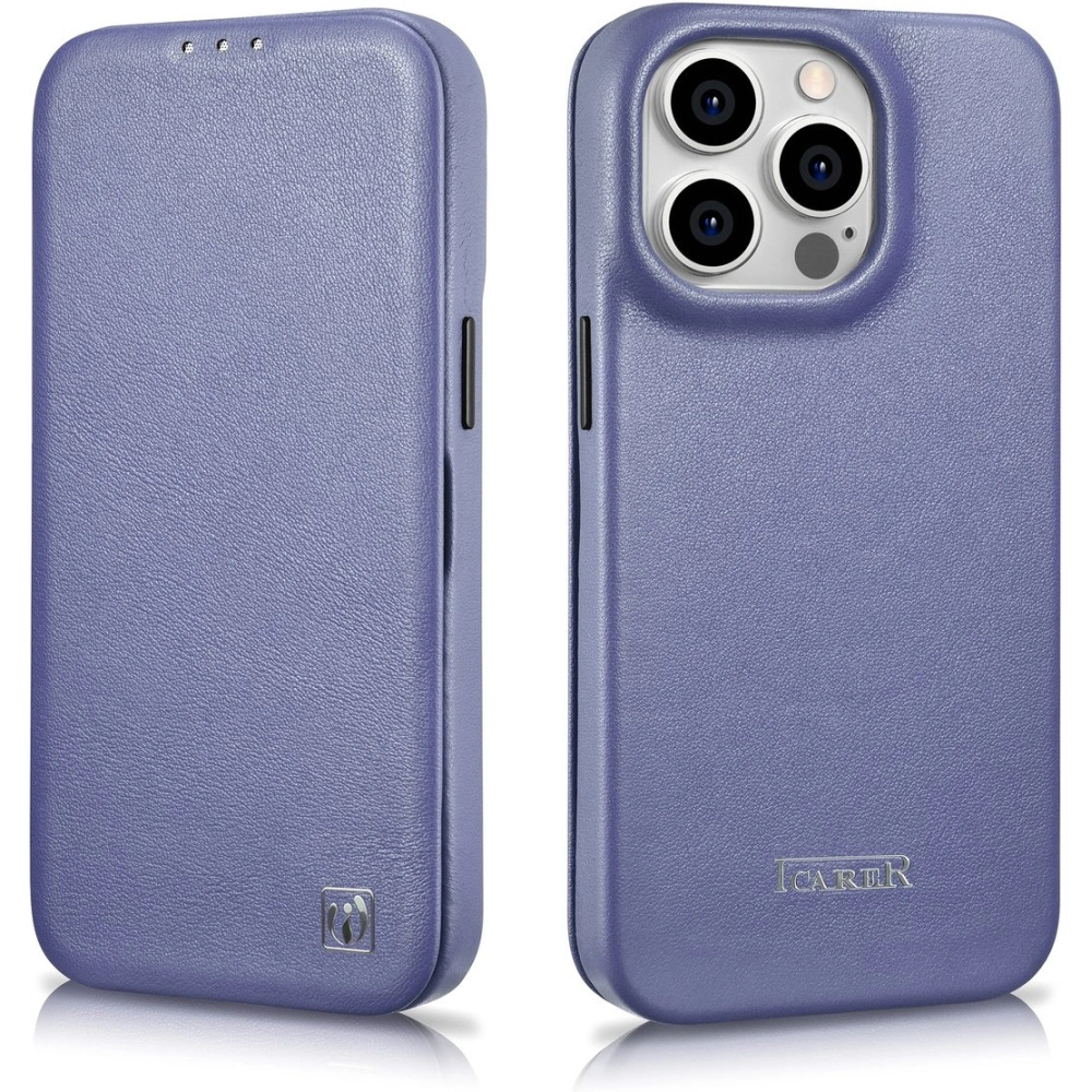 Hurtownia GSM - Case iCarer CE Premium Leder Folio MagSafe Apple iPhone 14 Pro Max helllila - ICR419 - {ean13} - Hurt