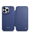 Wholesale iCarer CE Premium Leather Folio MagSafe Apple iPhone 14 Pro Max blue - ICR420 - {ean13} - Hurt
