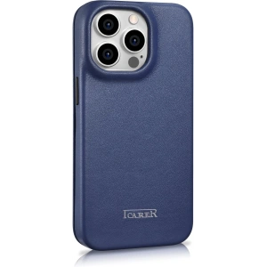 Wholesale iCarer CE Premium Leather Folio MagSafe Apple iPhone 14 Pro Max blue - ICR420 - {ean13} - Hurt