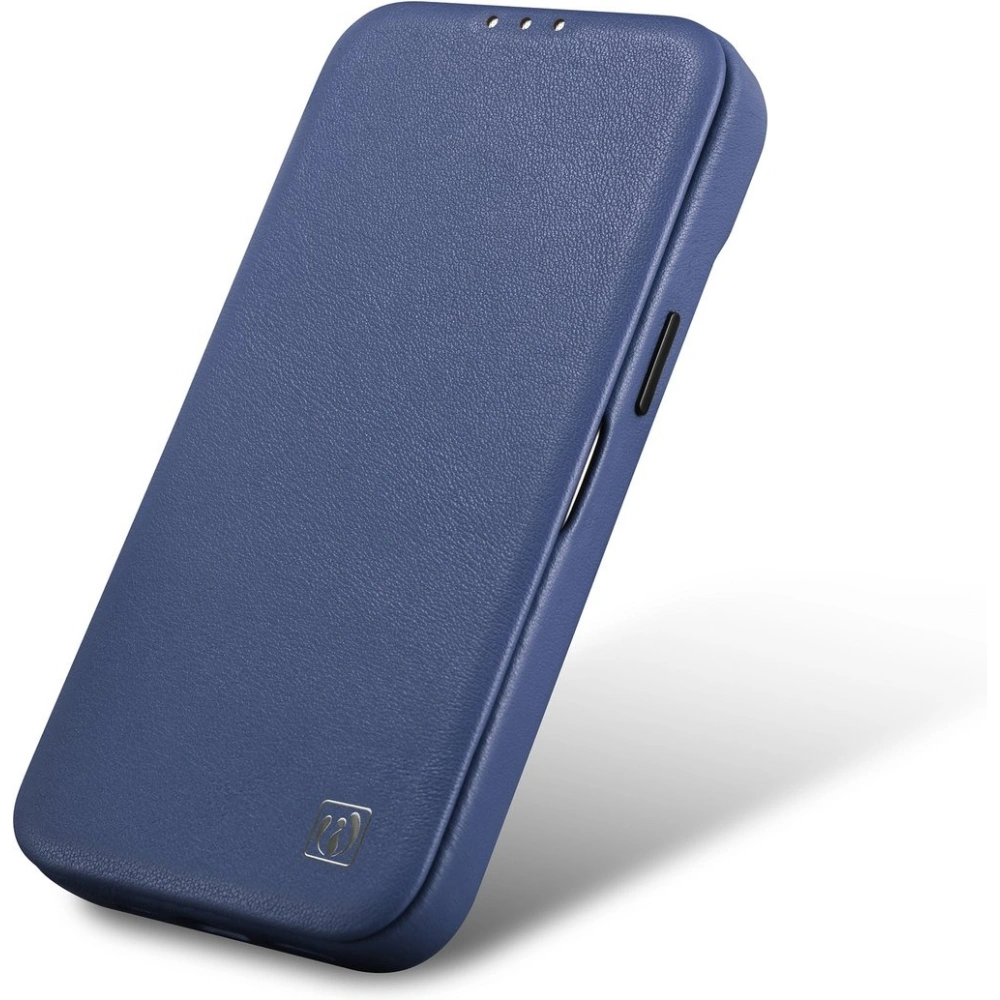 Wholesale iCarer CE Premium Leather Folio MagSafe Apple iPhone 14 Pro Max blue - ICR420 - {ean13} - Hurt
