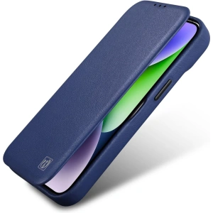 Wholesale iCarer CE Premium Leather Folio MagSafe Apple iPhone 14 Pro Max blue - ICR420 - {ean13} - Hurt