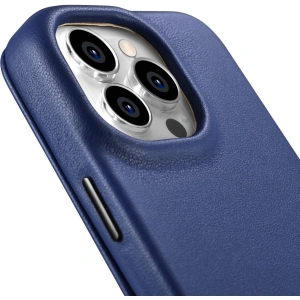 Wholesale iCarer CE Premium Leather Folio MagSafe Apple iPhone 14 Pro Max blue - ICR420 - {ean13} - Hurt