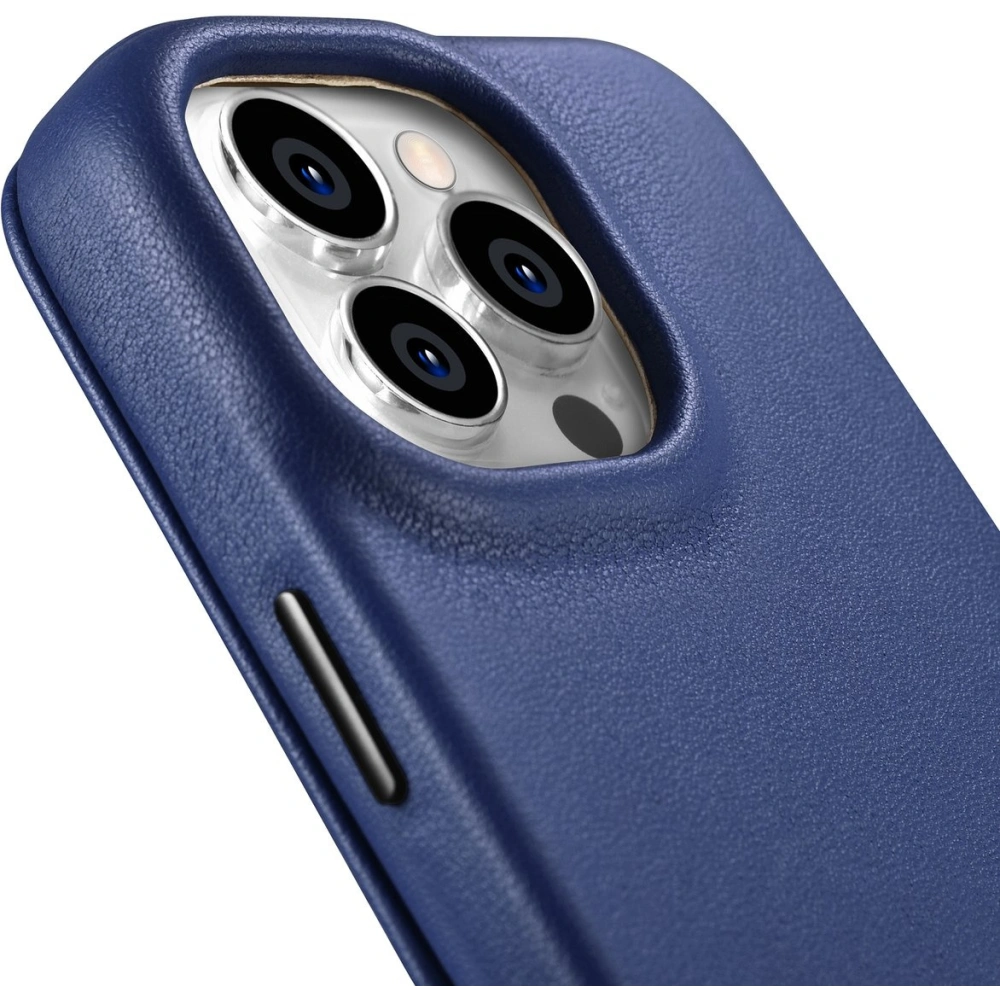 Hurtownia GSM - Case iCarer CE Premium Leder Folio MagSafe Apple iPhone 14 Pro Max blau - ICR420 - {ean13} - Hurt