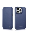 Wholesale iCarer CE Premium Leather Folio MagSafe Apple iPhone 14 Pro Max blue - ICR420 - {ean13} - Hurt