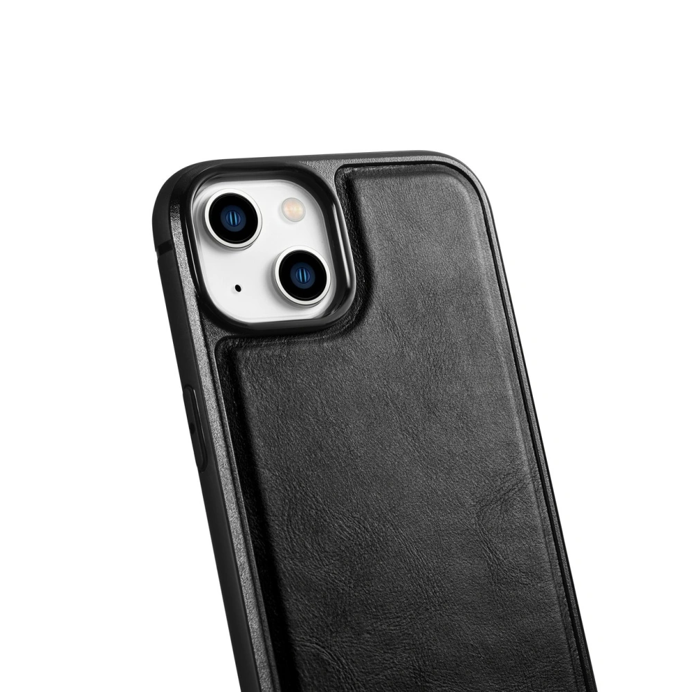 Hurtownia GSM - Case iCarer Lederölwachs MagSafe Apple iPhone 14 schwarz - ICR421 - {ean13} - Hurt